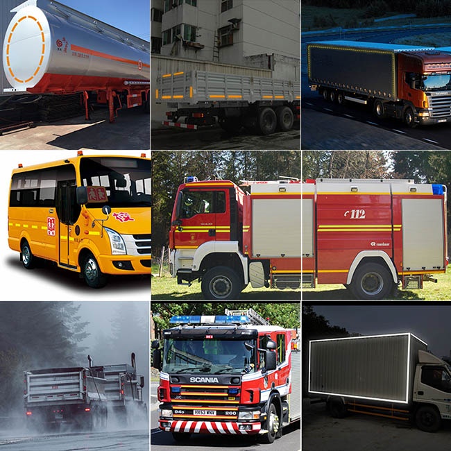 AT™ Призматический Высокой Интенсивности Светоотражающая Наклейка ECE